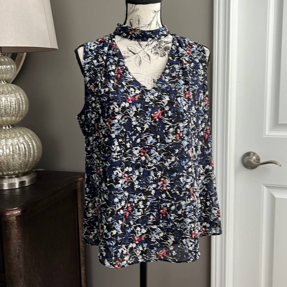 White House Black Market sleeveless blouse